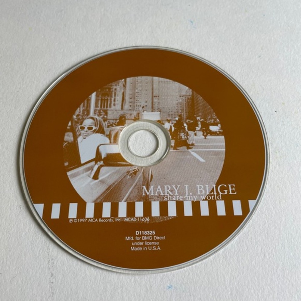 Mary J Blige Share My World CD‎ Album 1997 MCA Records Music